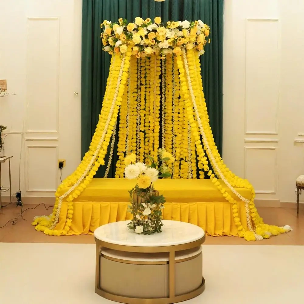 Bridal Haldi Setup Decor