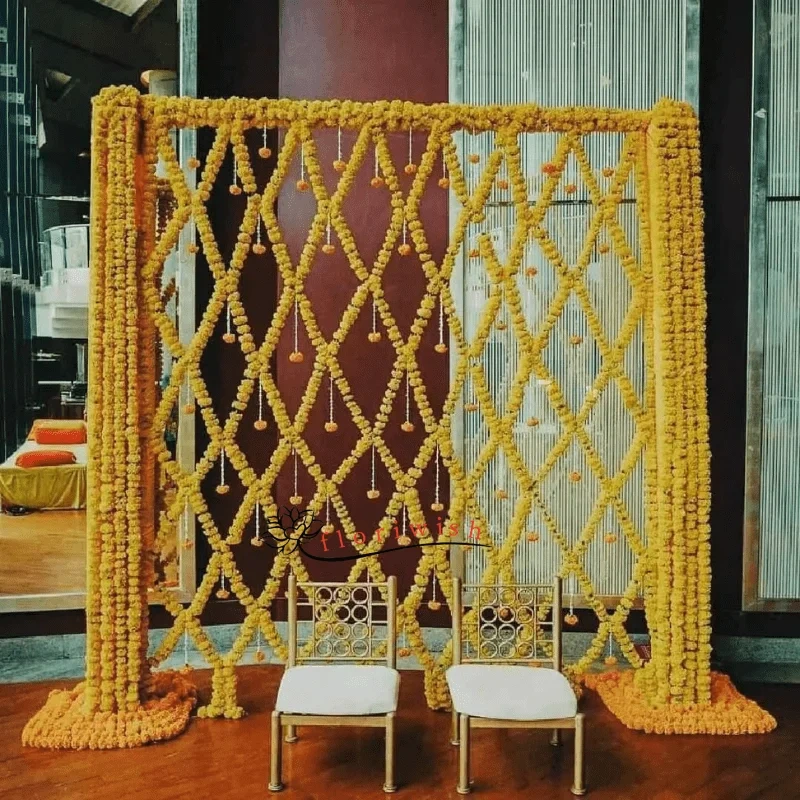 Marigold Haldi Decoration Set 