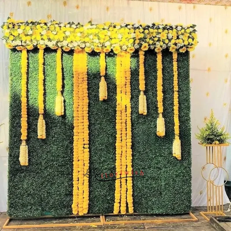 Haldi Backdrop Design Setup