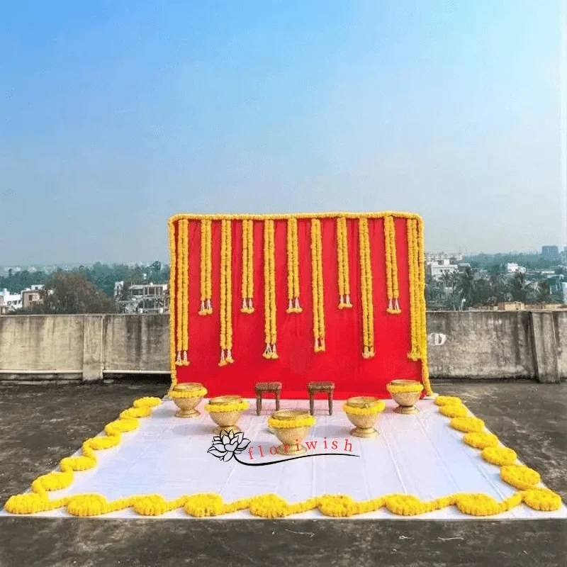 South Indian Haldi Decoration Set 