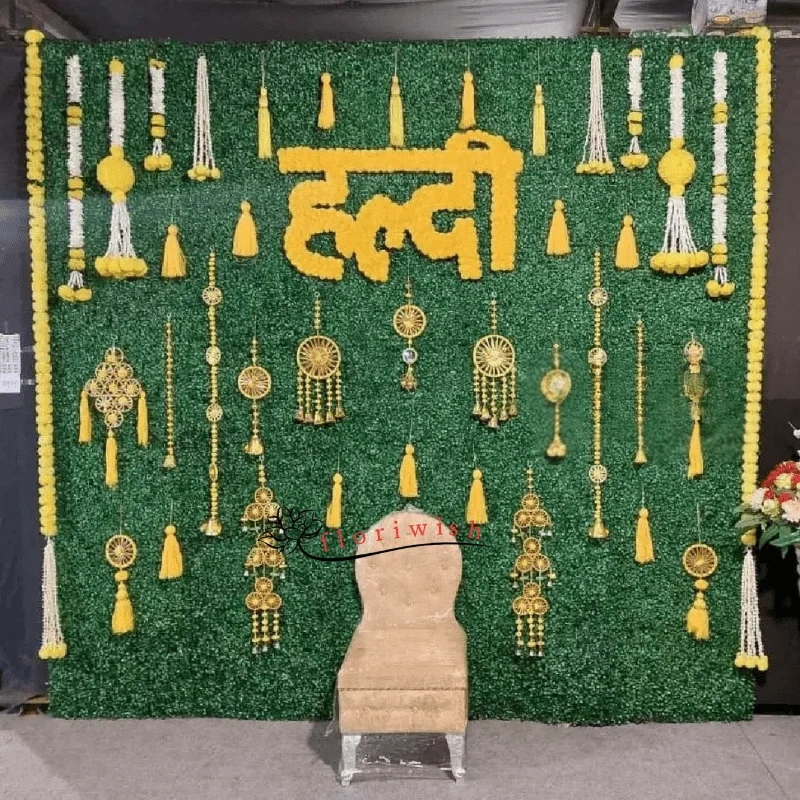 Tassle Themed Haldi Decor Set 