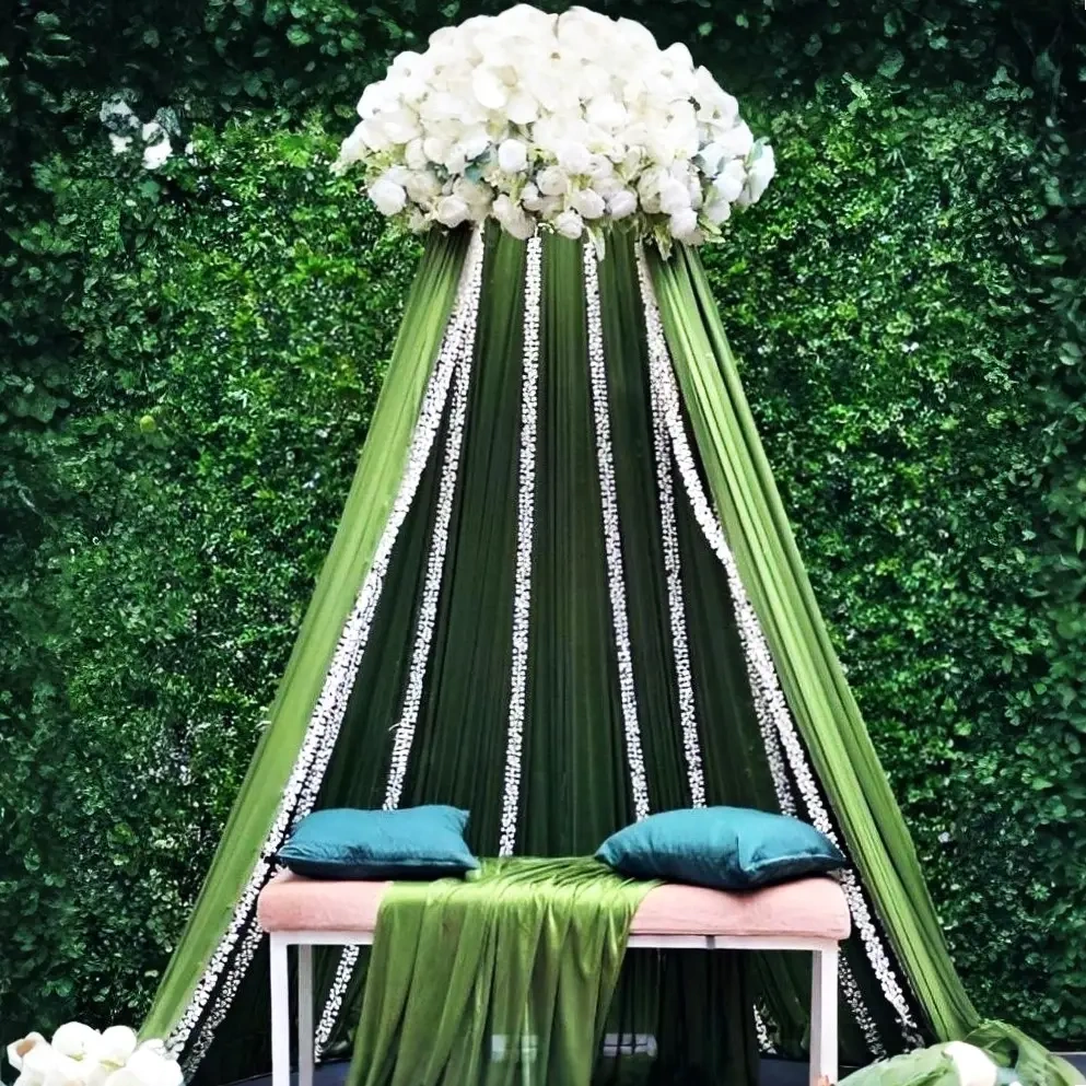 Conopy Flower Mehndi Decorations