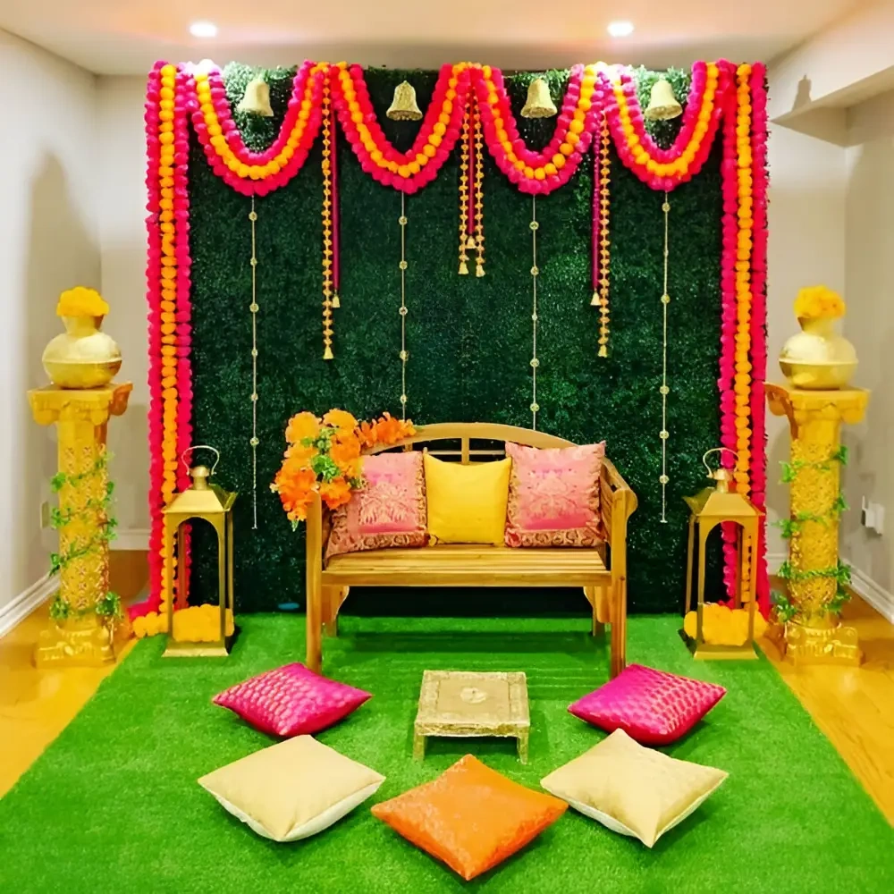 Indoor Mehndi Decorations
