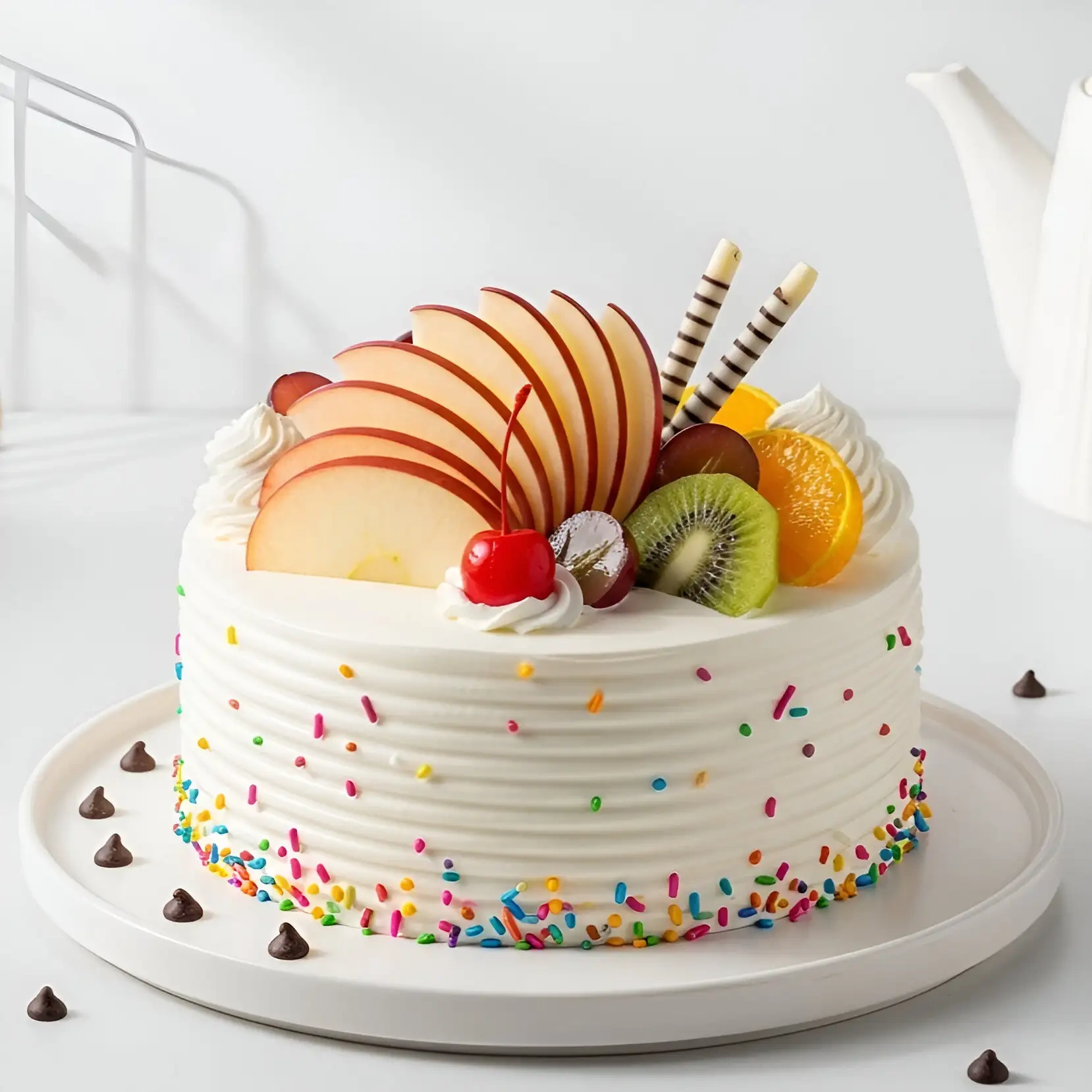 Vanilla Fruit Cake Fresh