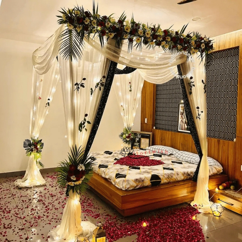 Canopy Style First Night Bed Decoration Set 