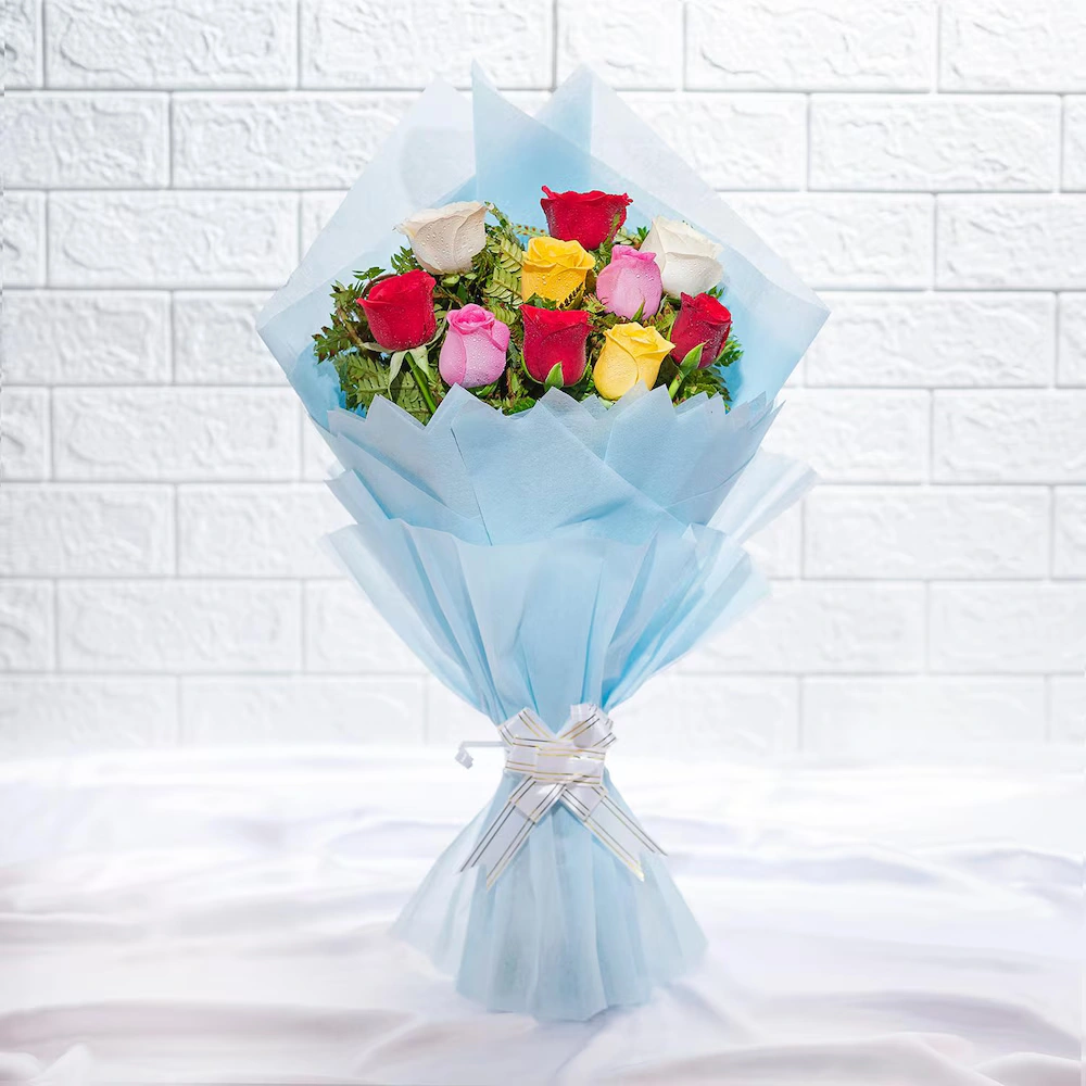 Glittery Love Roses Flowers  Bouquet 