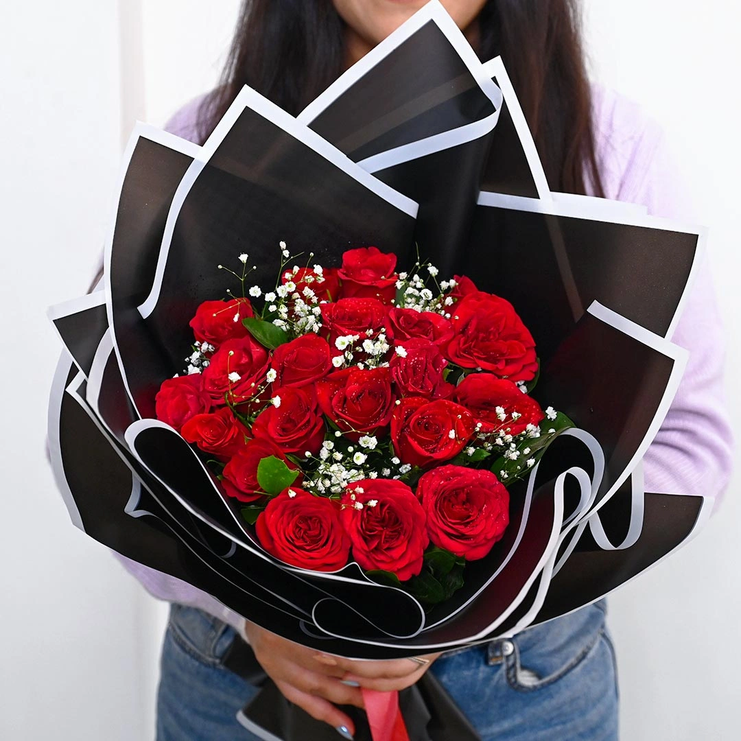 Red Roses Temptation Flowers  Bouquet 