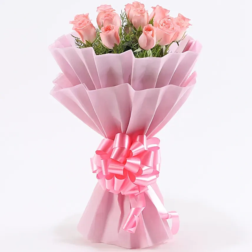 elegance12pinkrosesbouquet3 1