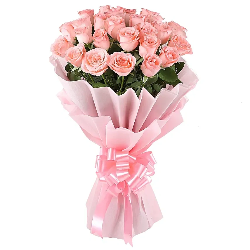 graceful25pinkrosesbouquet2 1
