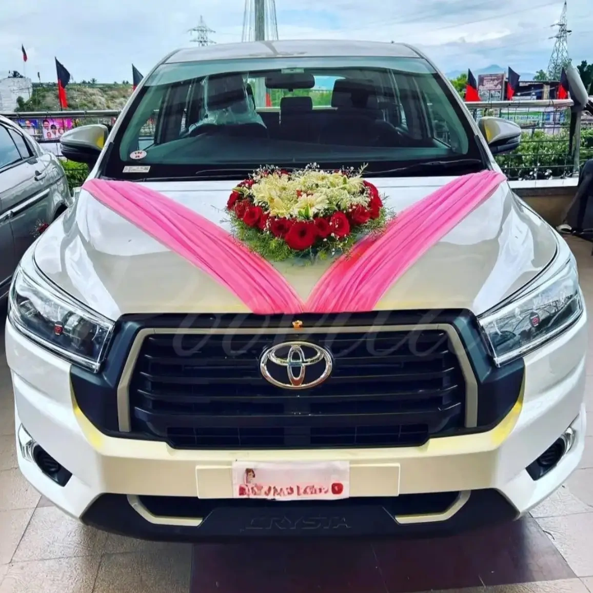 Bridal Toyota Car Decor