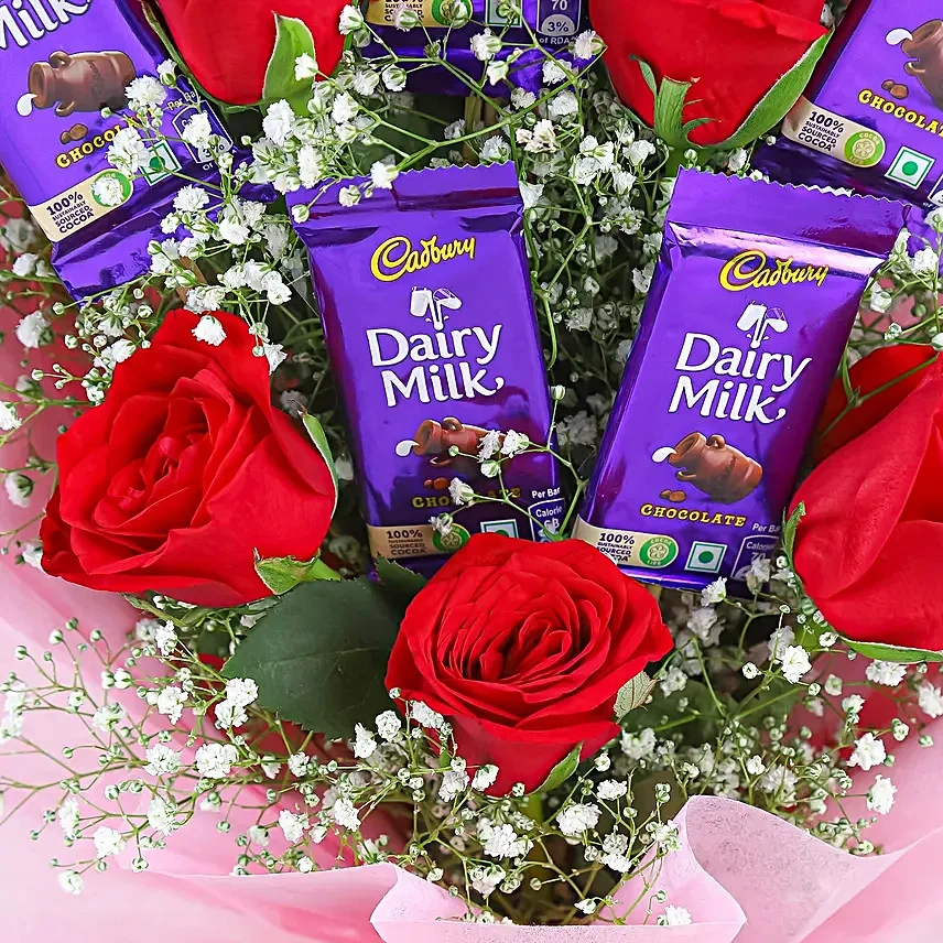 redrosesbouquetdairymilkchocolates3 1