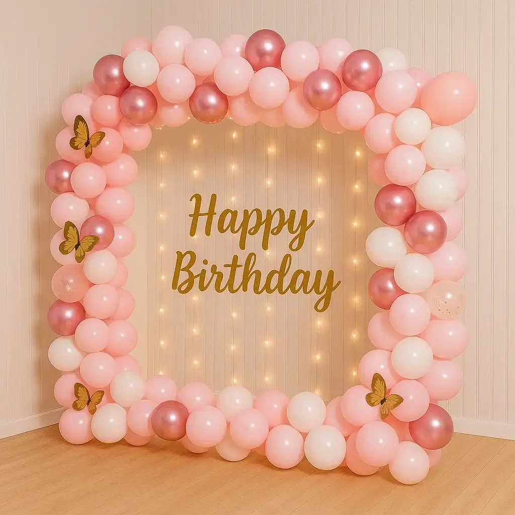 Elegant Birthday Wall Decoration Set