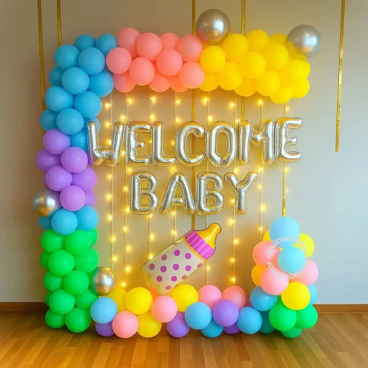 Elegant Newborn Welcome Setup Decor 