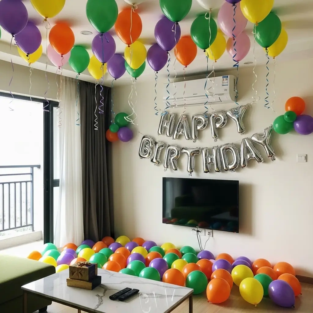 Colorful Balloon Decoration Set