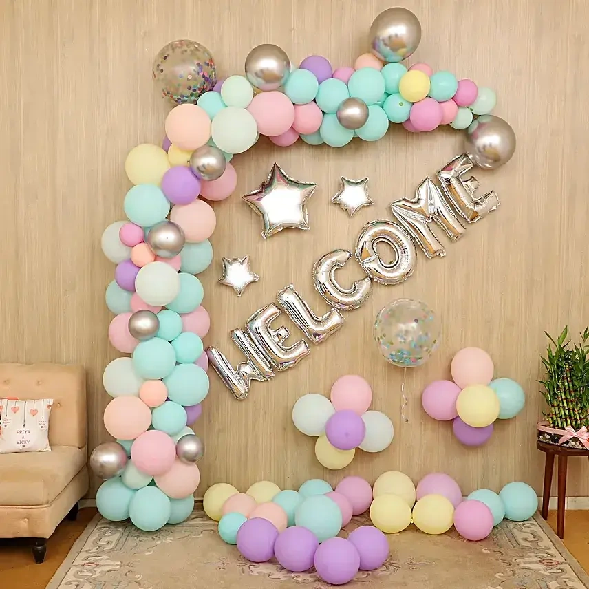 Colorful Pastel Wall Decor Setup