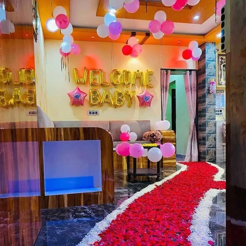 Flower Decor for Welcome Baby Set