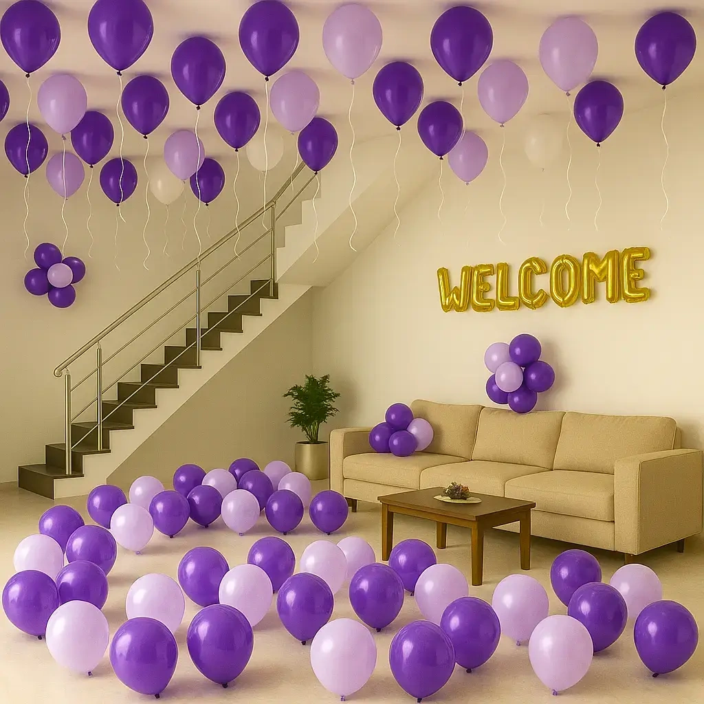 Simple Welcome Balloon Decoration Set